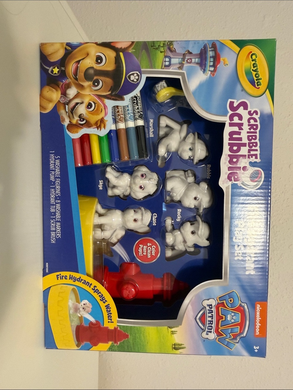 Crayola Scribble Scrubbie Paw Patrol Puppy Wash Playset - White